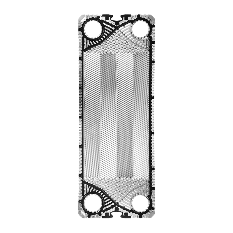 PLACA TROCADOR M15M TIPO H 0.5MM INOX 316 SEM GAXETA 4 FUROS ALFA LAVAL