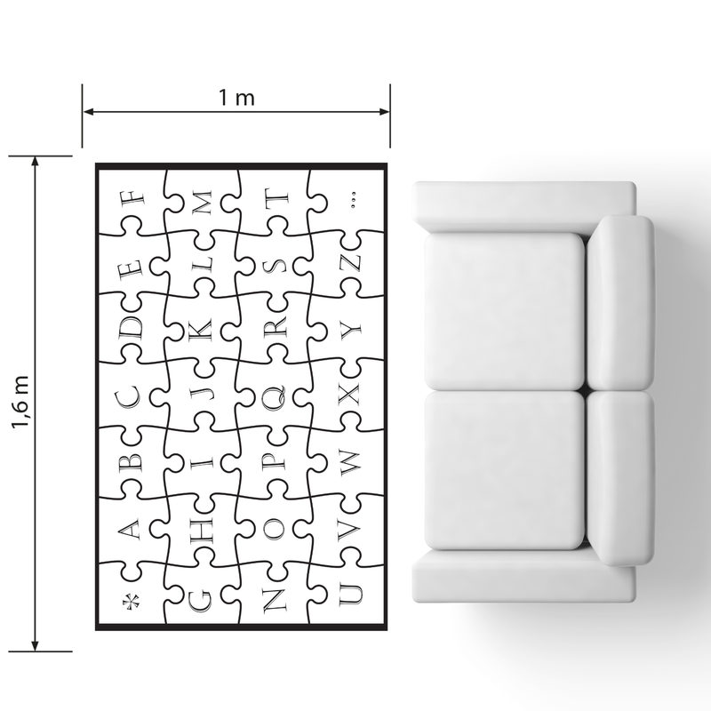 Playmat quebra-cabeça t.design