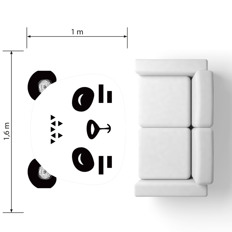 Playmat panda t.design