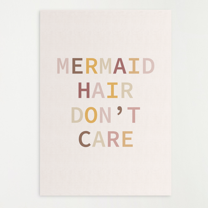 Poster california frase mermaid