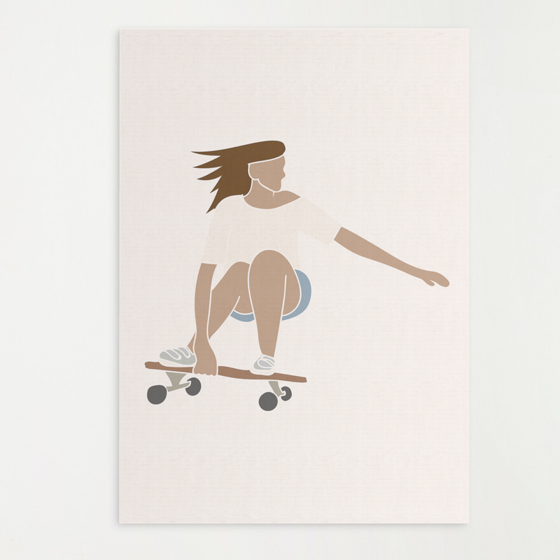 Poster california skatista aéreo