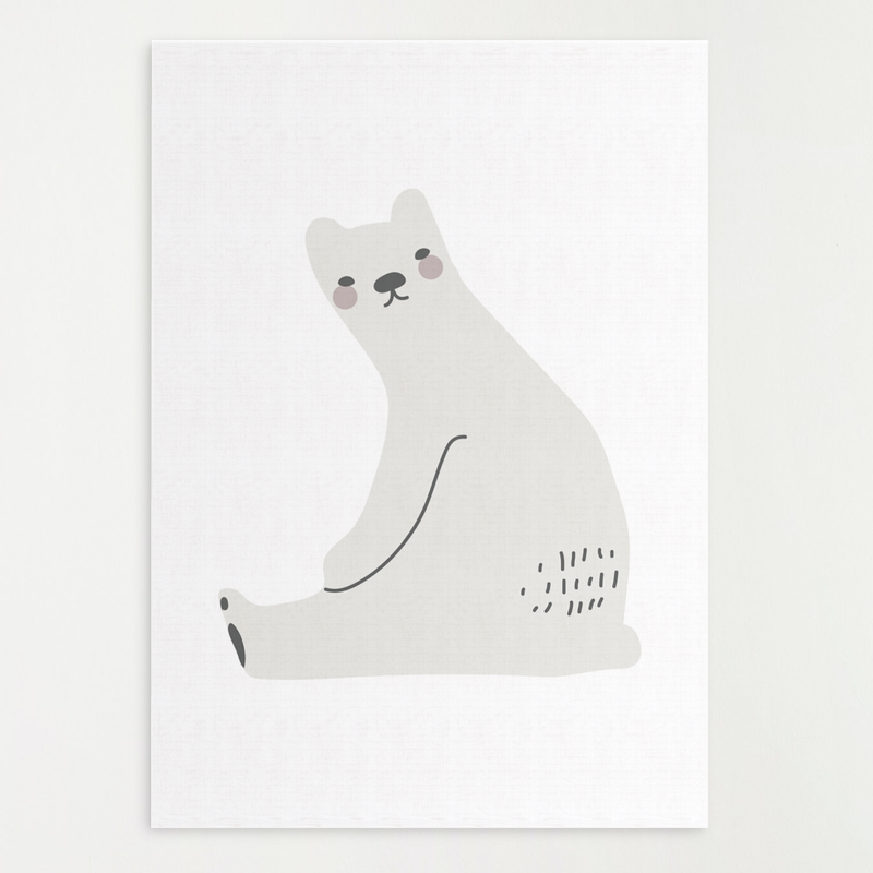 Poster polares - urso