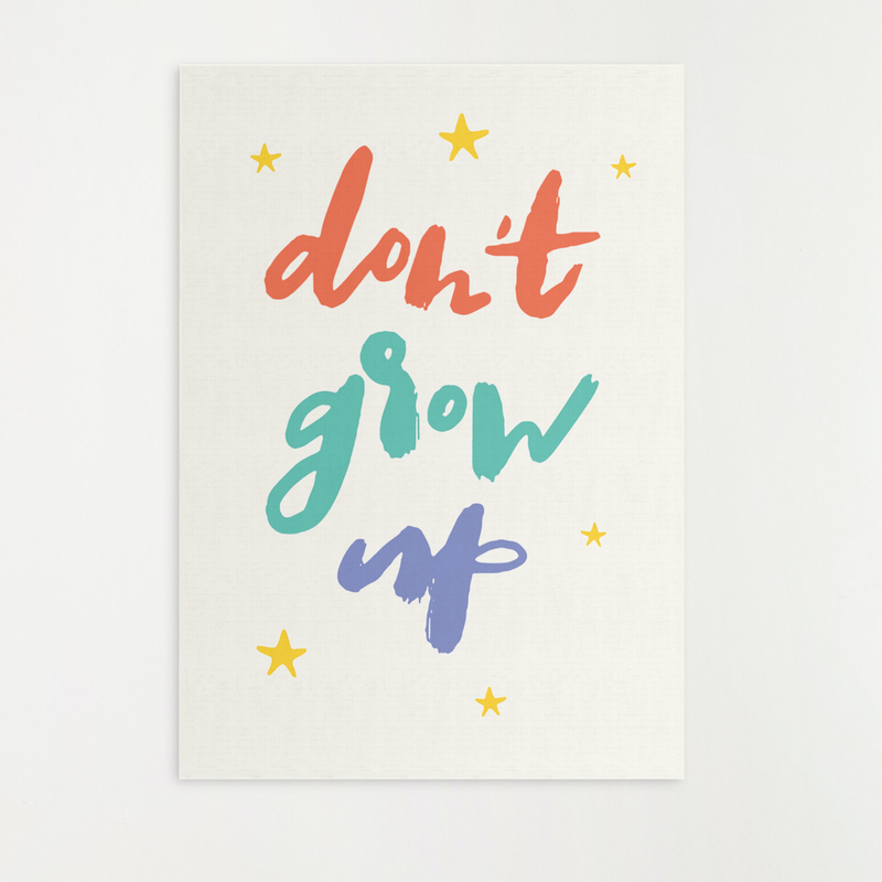Poster don't grow