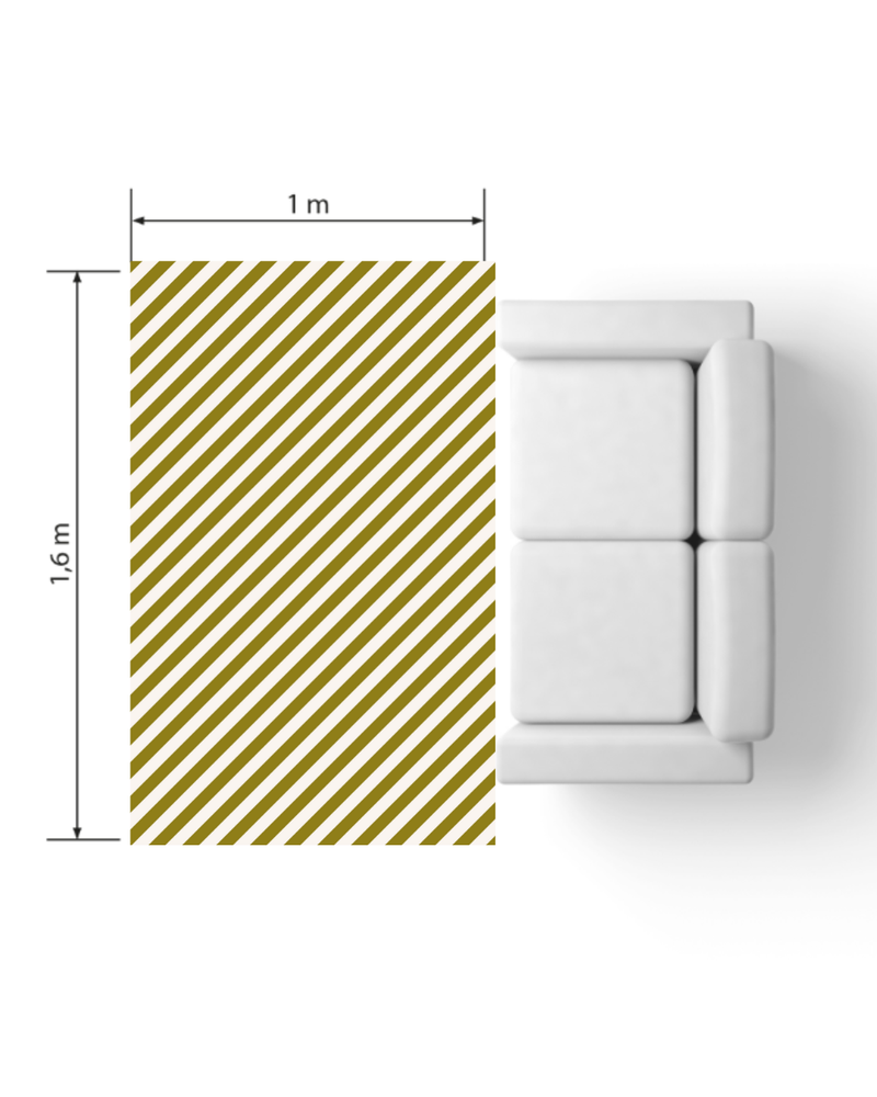 Playmat linhas de ladinho (8 cores)