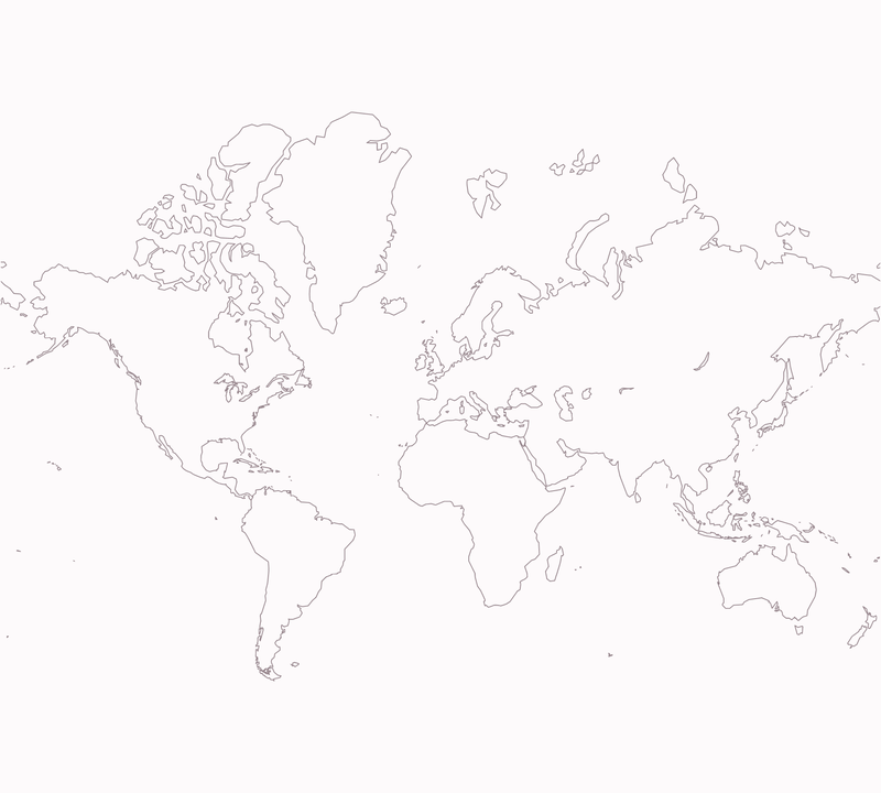Painel adesivo mapa