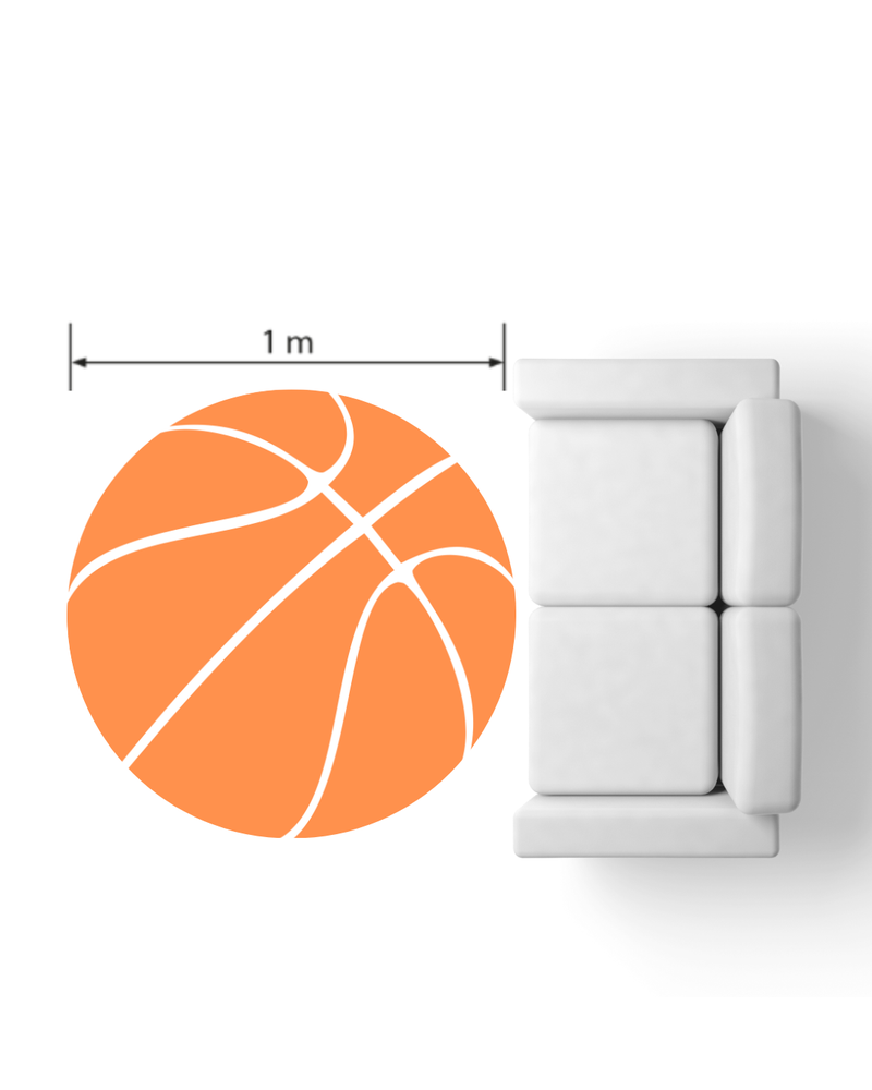Playmat bola de basquete (5 cores)