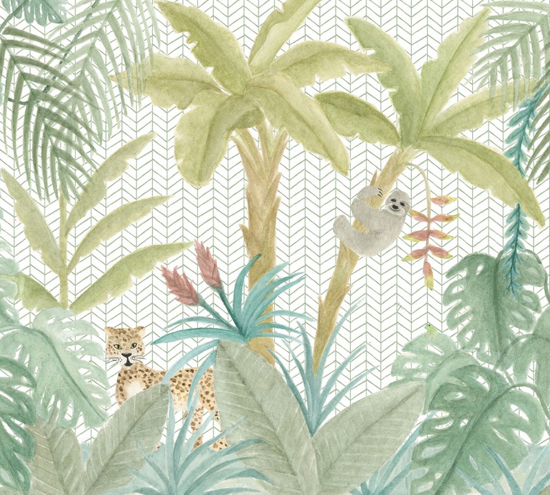 Painel selva tropical t.design 
