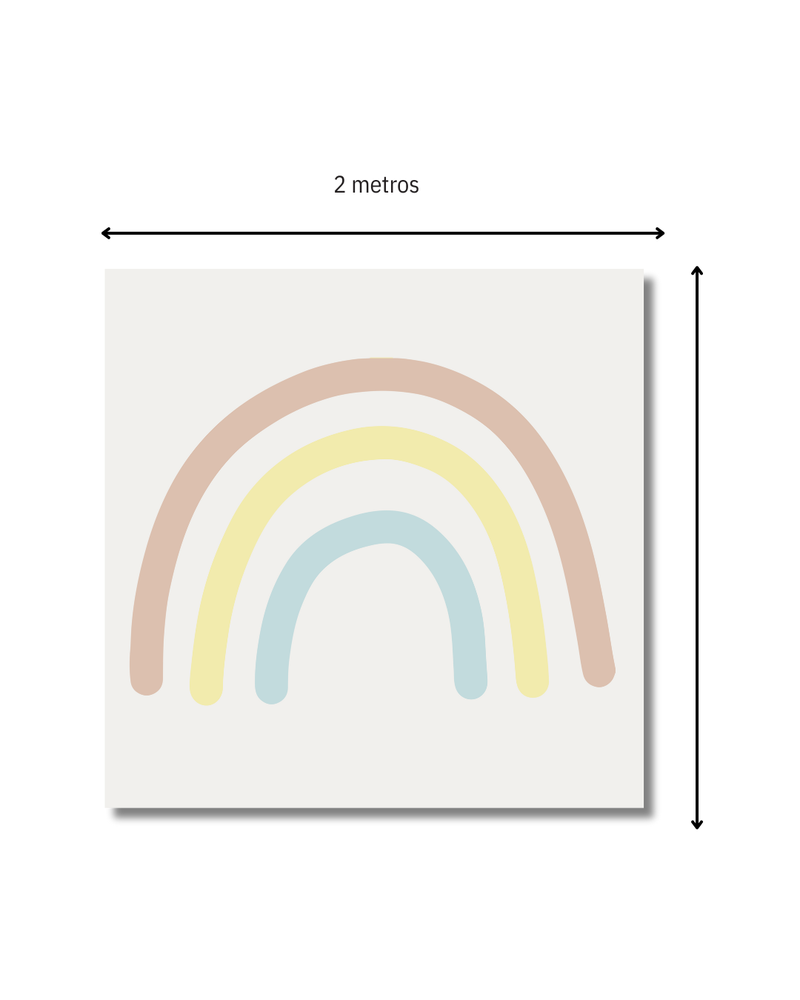 Big playmat arco-íris (2 variações de cores)