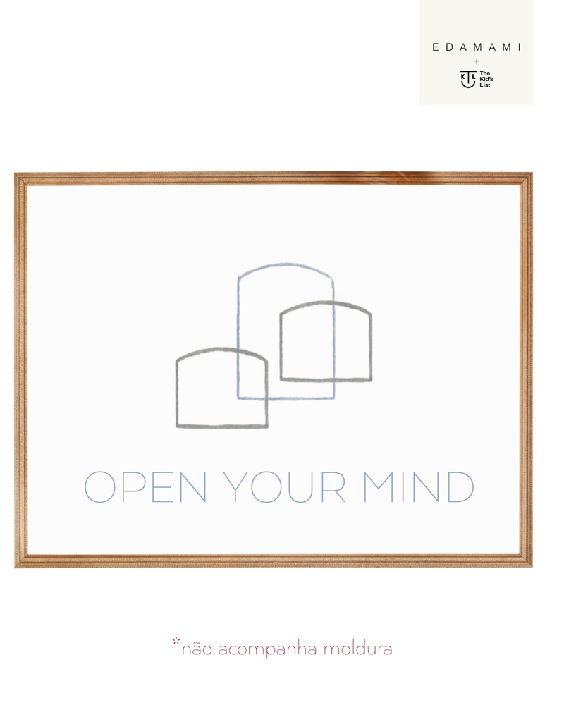 Poster horizontal open your mind edamami