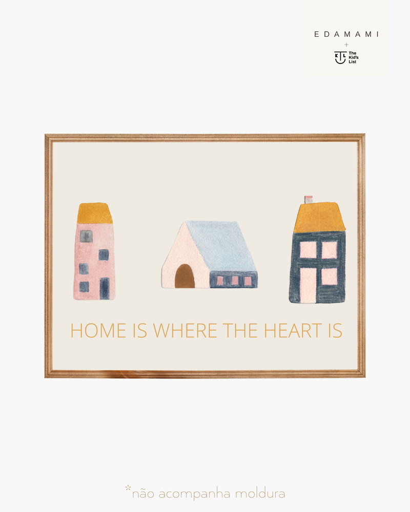 Poster horizontal home bege edamami