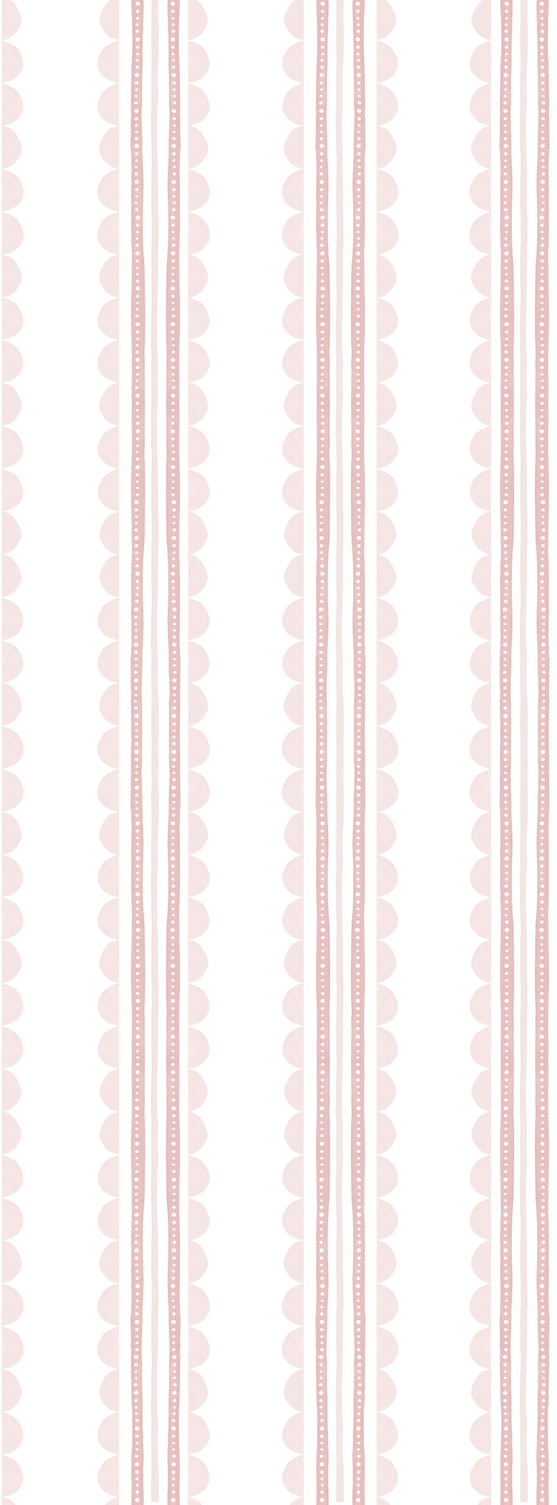 Papel de parede listras e ondinhas tons de rosa  T.Design - 100% celulose