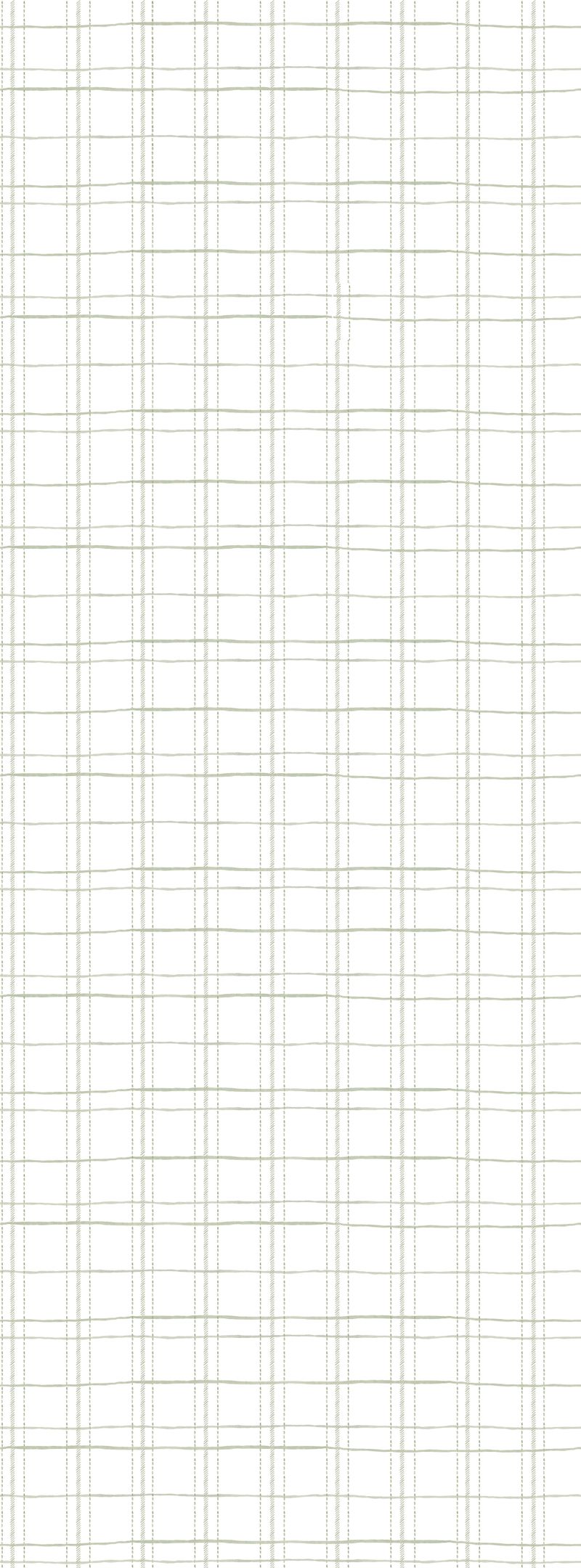 Papel de parede xadrez pontos irregulares verde T.Design - 100% celulose