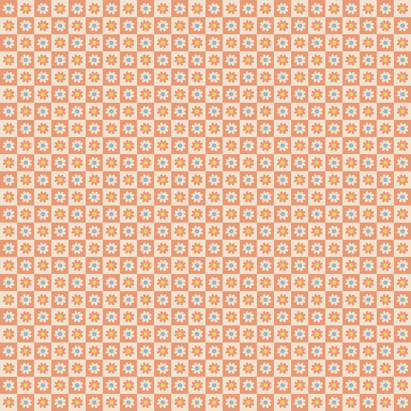 Papel de parede flor de crochê
