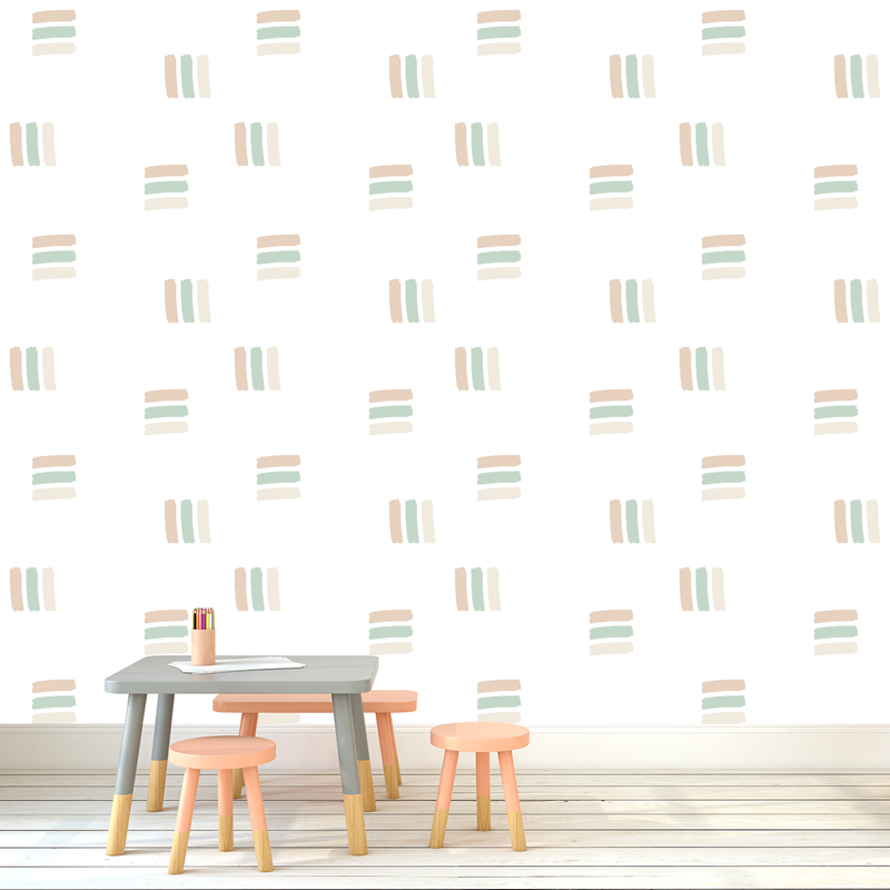 Papel de parede riscos - 100% celulose