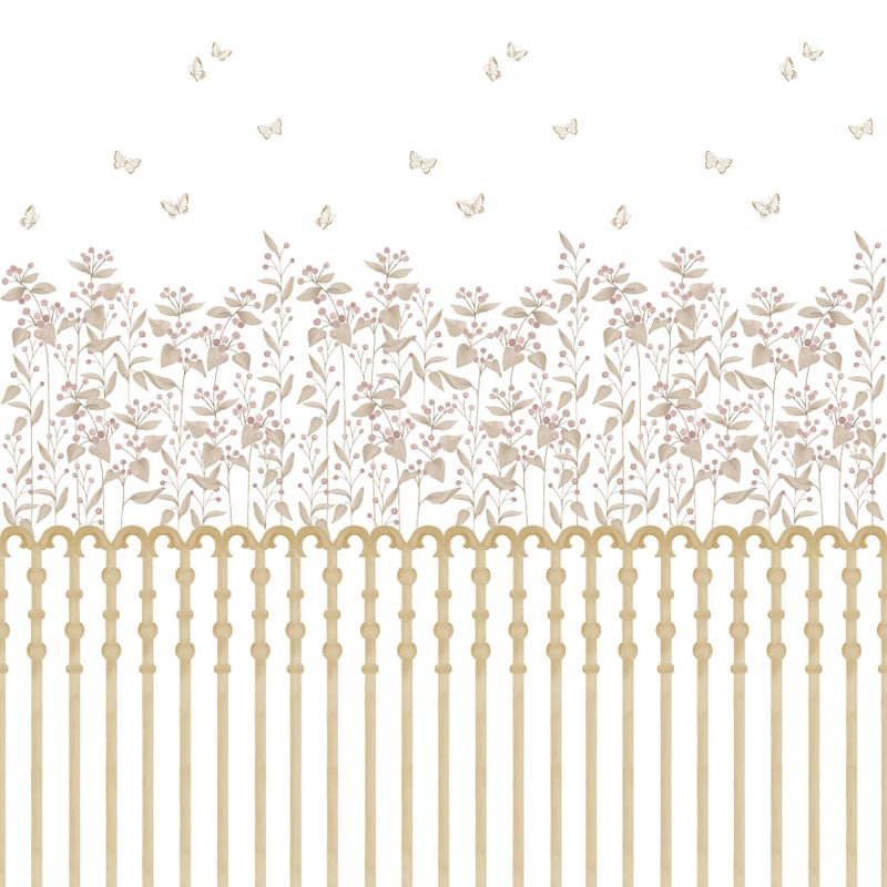 Painel jardim bolinhas barrado t.design (celulose)