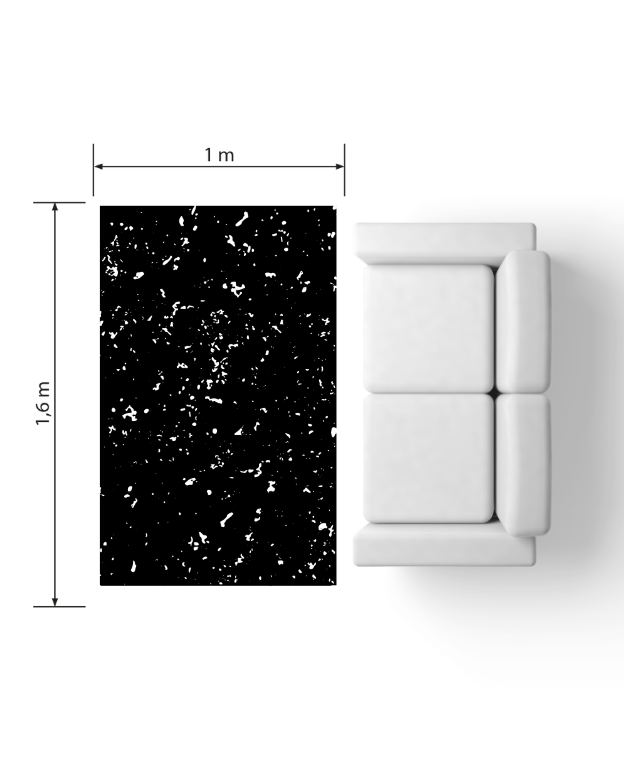 Playmat black dots