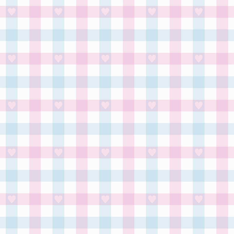 Papel de parede xadrez rosa e azul com coração