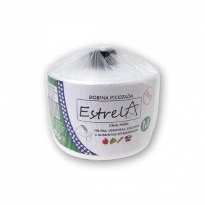 Rolo picotado central plast estrela 40 x 60 G