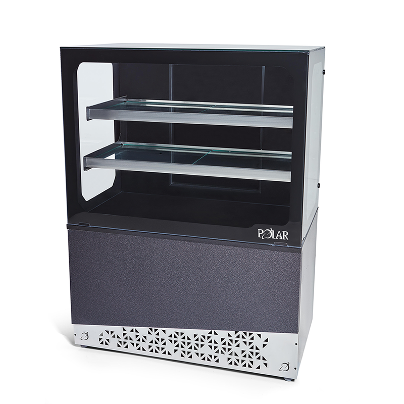 Balcao Polar vitrine bgvn-100m black gourmet v.reto