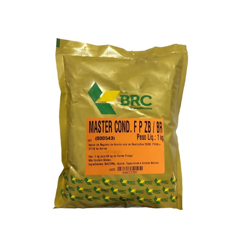 Condimento BRC master frango passarinha f.p 02/br  1 kilo