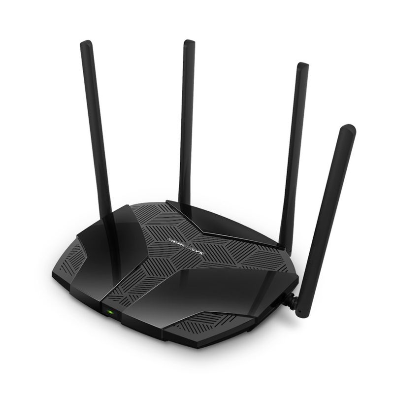 Roteador Wireless Mercusys MR80X, AX3000 Preset Dual Band WiFi 6 Gigabit 4 Antenas