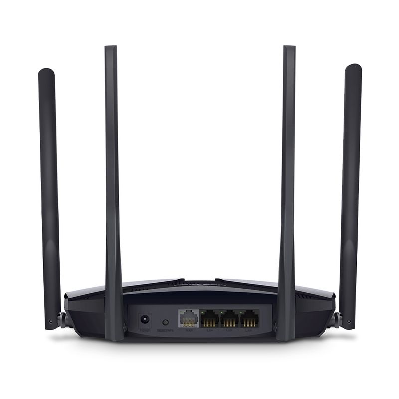 Roteador Wireless Mercusys MR80X, AX3000 Preset Dual Band WiFi 6 Gigabit 4 Antenas