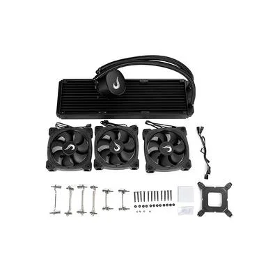 Water Cooler Rise Mode Gamer Black, 360mm Preto - RM-WC-AB-360