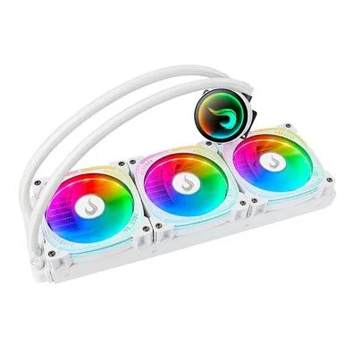 Water Cooler Rise Mode Aura Frost Pro ARGB, 360mm, Branco RM-WCF-07-ARGB
