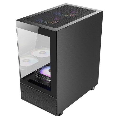 Gabinete Antec CX200M RGB Elite, Lateral em Vidro, 5 Fans RGB
