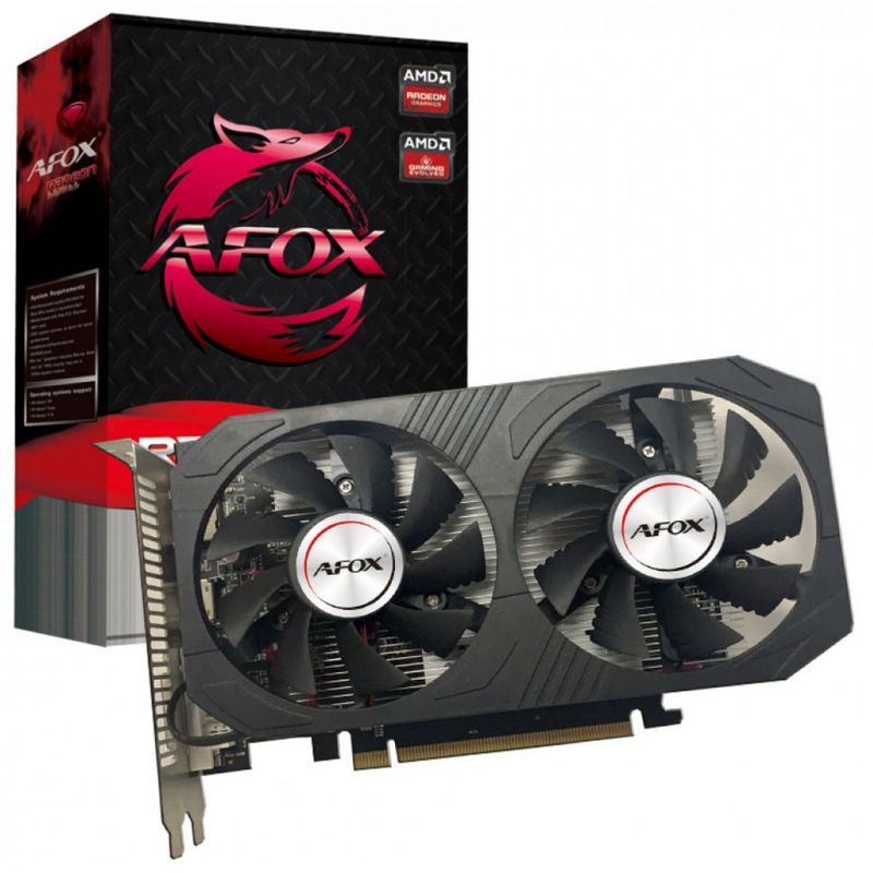 Placa de Video AMD Radeon Afox RX 550 4GB GDDR5 AFRX550-4096D5H4-V6
