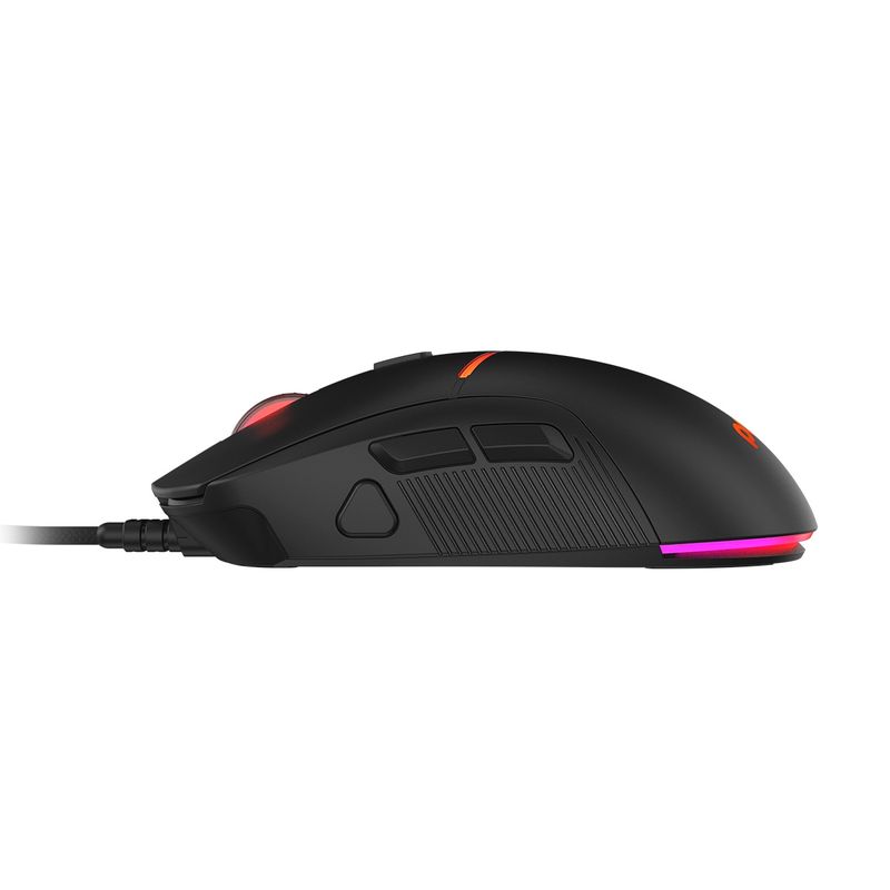 Mouse Gamer PCYES ARGUS 12400DPI RGB, 8 Botões PMGABV