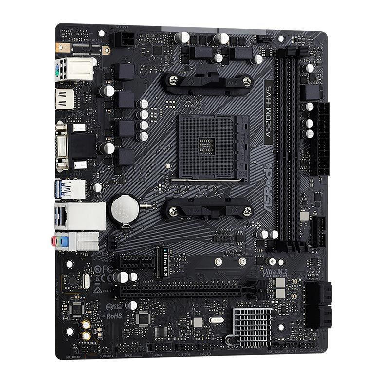 Placa Mãe AsRock A520M-HVS DDR4 M.2. AM4