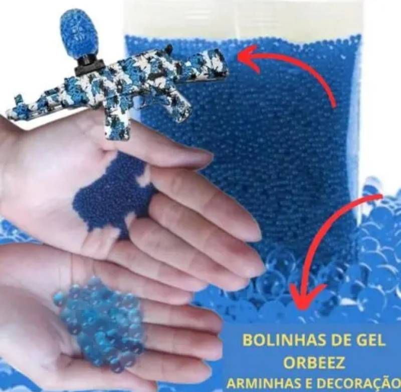 Bolinha de Gel para Arminha - Pacote com 5.000 Bolinhas