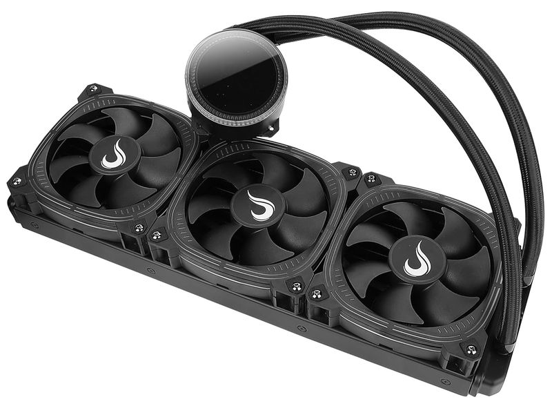 Water Cooler Rise Mode Aura Ice Black ARGB, 360mm, Preto - RM-WAIB-06-ARGB