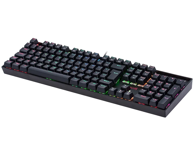 Teclado Gamer Redragon Mecânico Mitra K551 RGB ABNT2 Switch Outemu Black - K551RGB