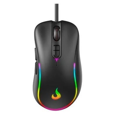 Mouse Gamer Rise Mode G2 Black RGB, 6400DPI, 7 Botões - RM-MG-02-FB
