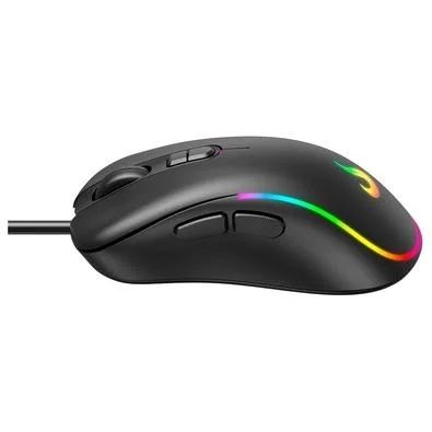 Mouse Gamer Rise Mode G2 Black RGB, 6400DPI, 7 Botões - RM-MG-02-FB