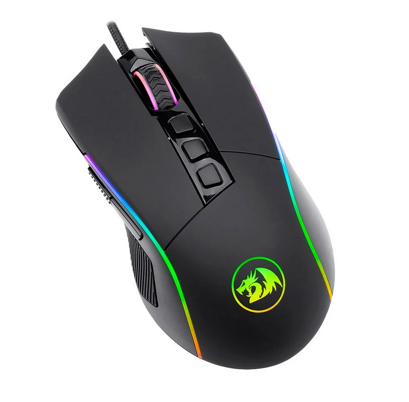 Mouse Gamer Redragon Lonewolf 2 Pro M721-PRO RGB, 10 Botões, 32000DPI - M721-PRO