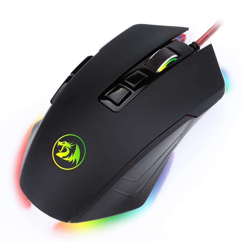 Mouse Redragon Dagger 2, RGB, 10000 DPI, 7 Botões, Preto - M715RGB