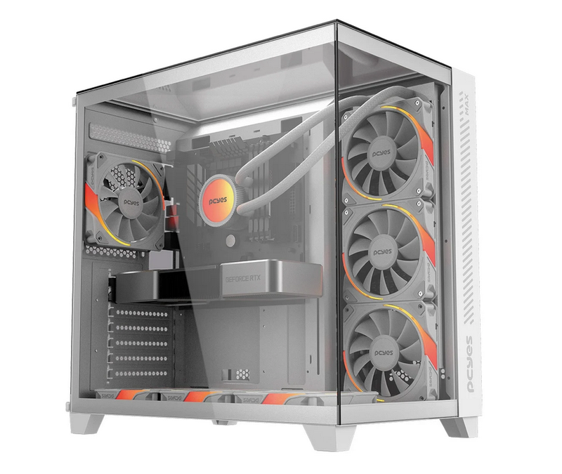 Gabinete PCYES Gamer Forcefield Max White Ghost - GFFMAXWG