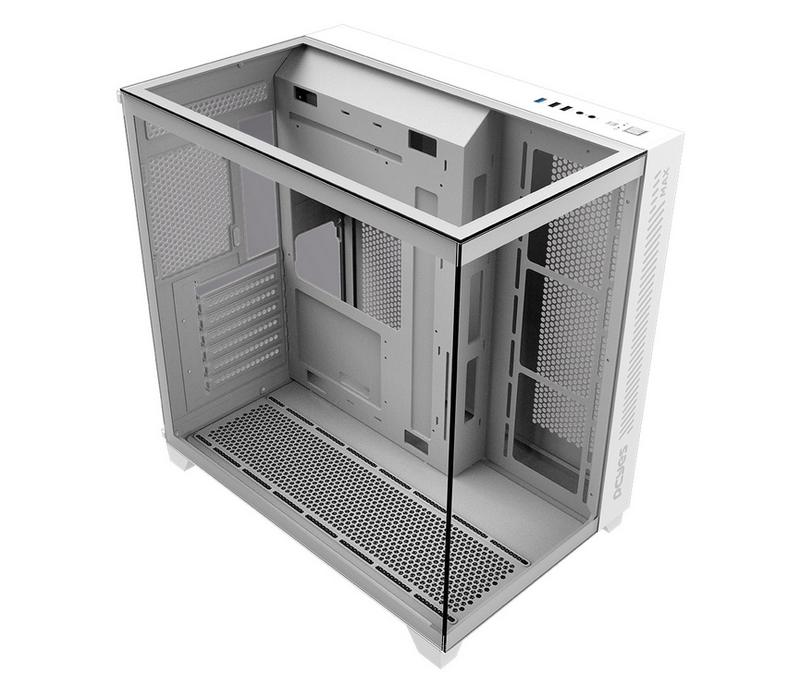 Gabinete PCYES Gamer Forcefield Max White Ghost - GFFMAXWG