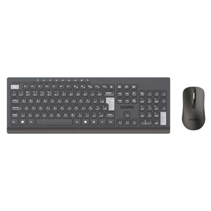 Teclado e Mouse PCYES Classic USB - KCBK