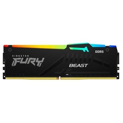 Memória Kingston Fury Beast DDR5 RGB 32GB 5600MHZ KF556C40BBA-32