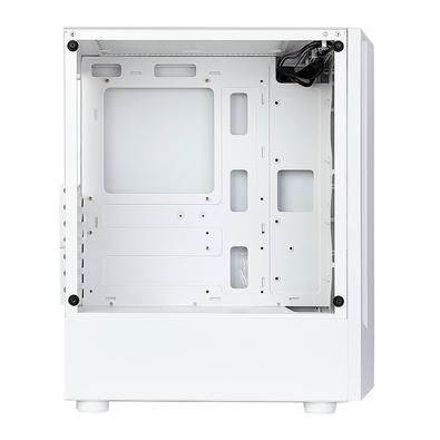 Gabinete Gamer Rise Mode Wave White ARGB, 3x Fans, Branco - RM-WA-BW-ARGB