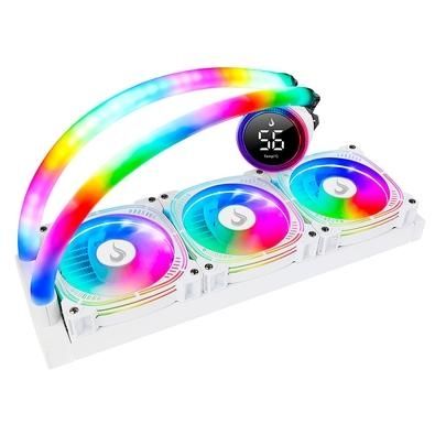 Water Cooler Gamer Rise Mode Aura Ice, ARGB, 360mm, RM-WAI-03-ARGB Branco