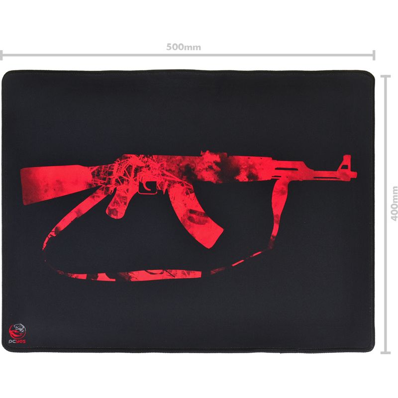 Mouse Pad Gamer Rise Mode AK47, Speed, Grande 420x290mm - RG-MP-05-AK