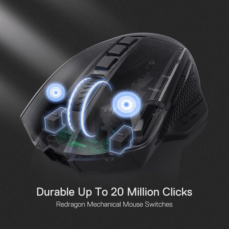 Mouse Redragon Enlightment M991-RGB Sem Fio 19000DPI 