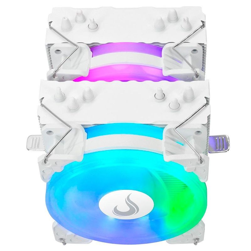 Cooler Processador Rise Mode G800 ARGB, AMD/Intel, Branco - RM-ACG8-ARGB-W