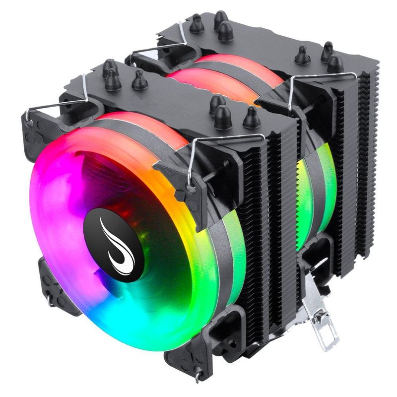 Cooler Processador Rise Mode G800 ARGB, AMD/Intel, Preto - RM-ACG8-ARGB-B