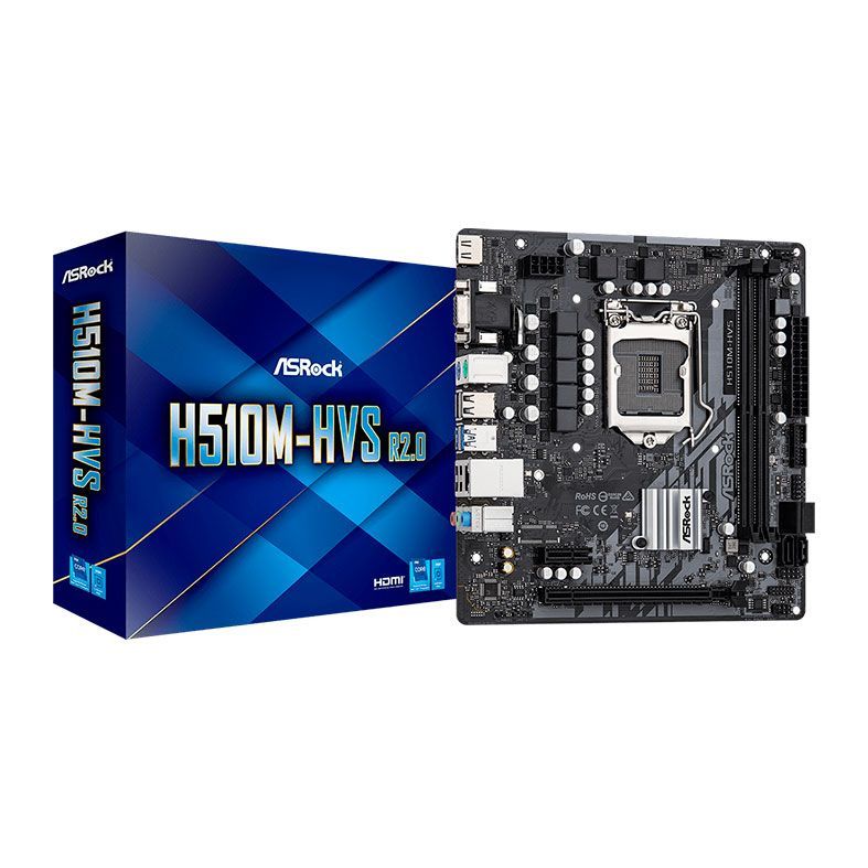 Placa Mãe ASRock H510M-HDV DDR4 LGA 1200